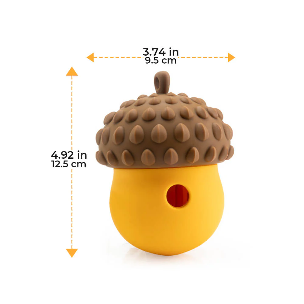 Pinecone Shape Interactive Leaking Food Ball Slow Feeder Dog Toy - Image 6