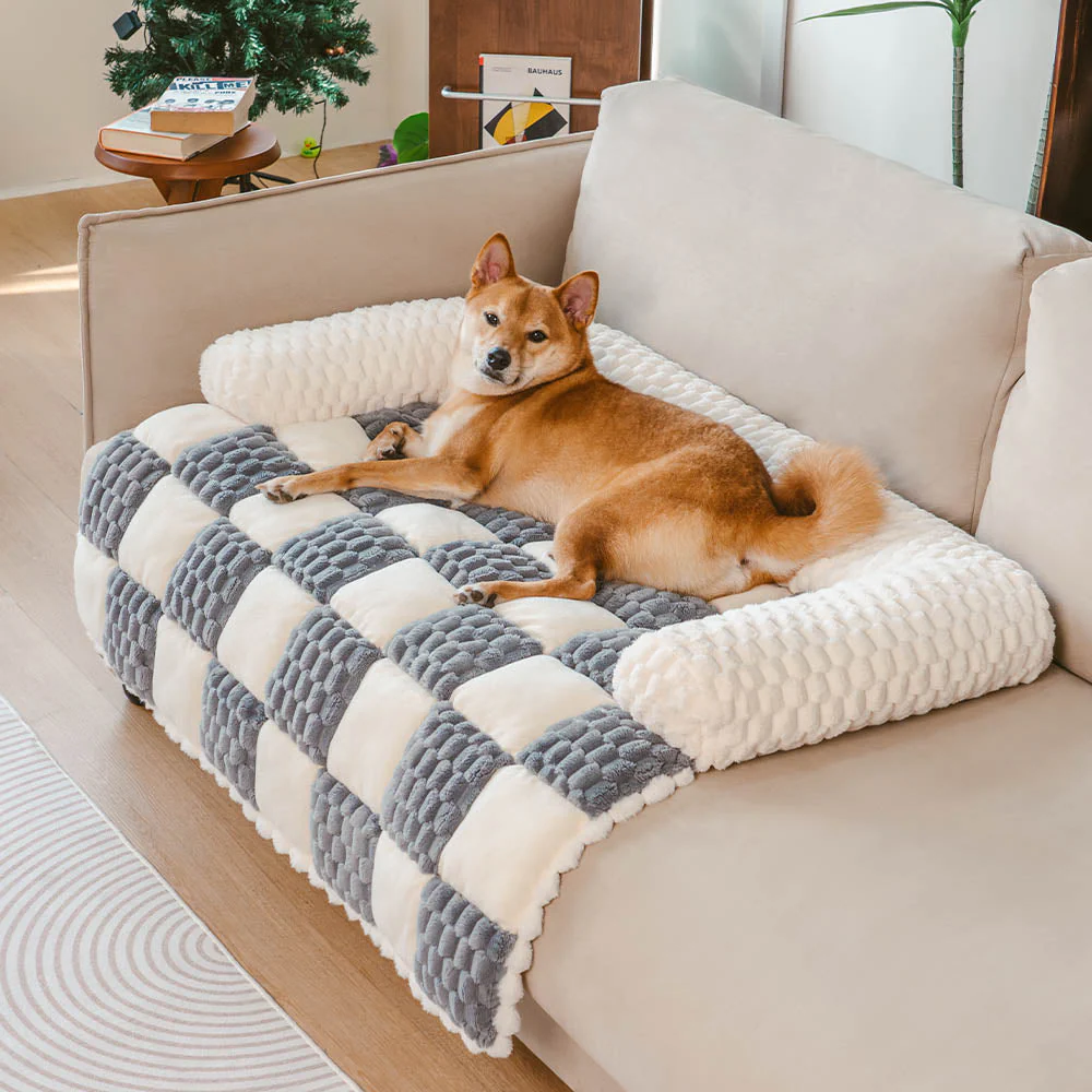 Plaid Cozy Sofa Protector Dog Mat - SnugPad - Image 6