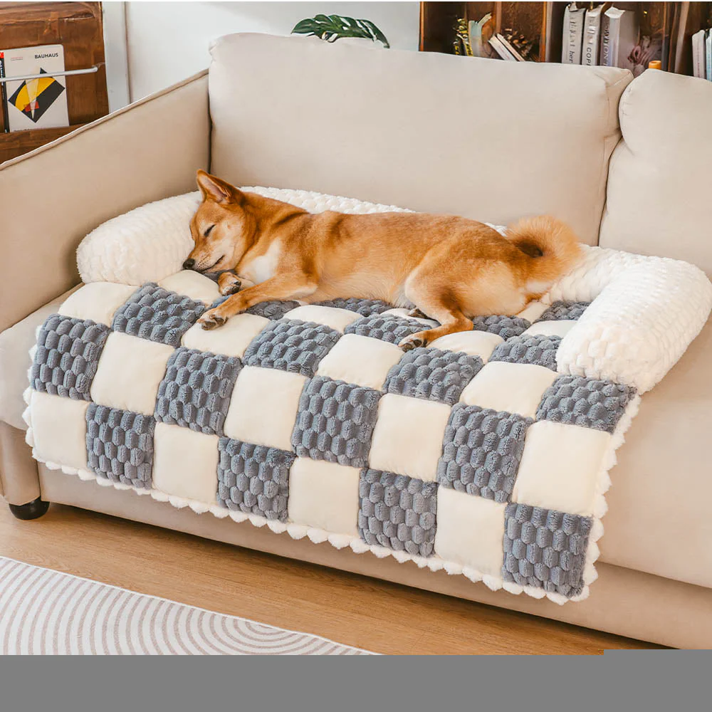 Plaid Cozy Sofa Protector Dog Mat - SnugPad - Image 7