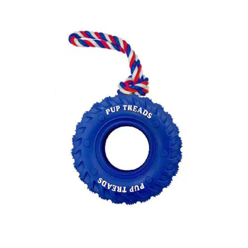 Rubber Tire Dog Interactive Toy Teething and Chewing Toy - Image 9