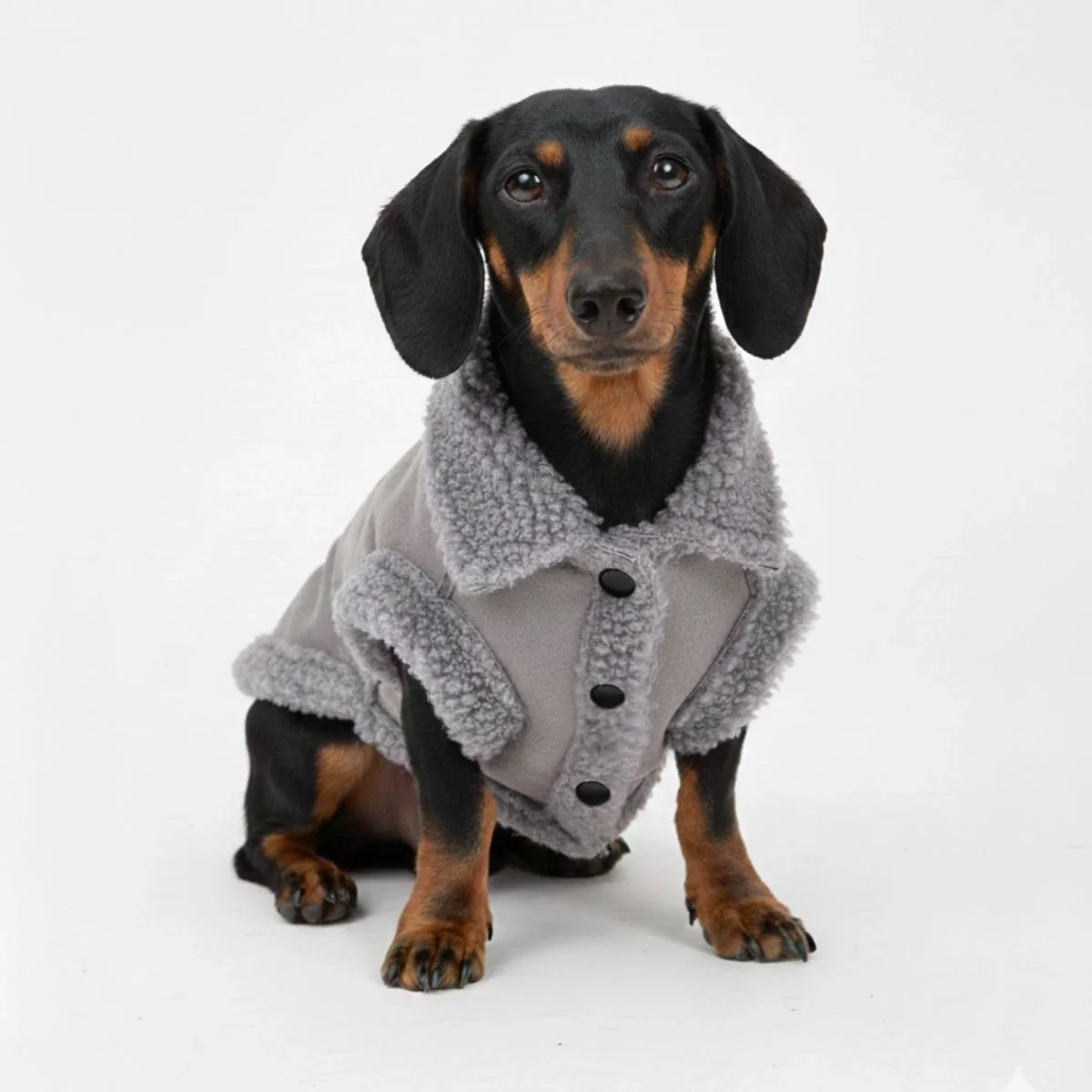 Shearling Dog Jacket – Warm and Stylish Winter Outerwear - Image 11