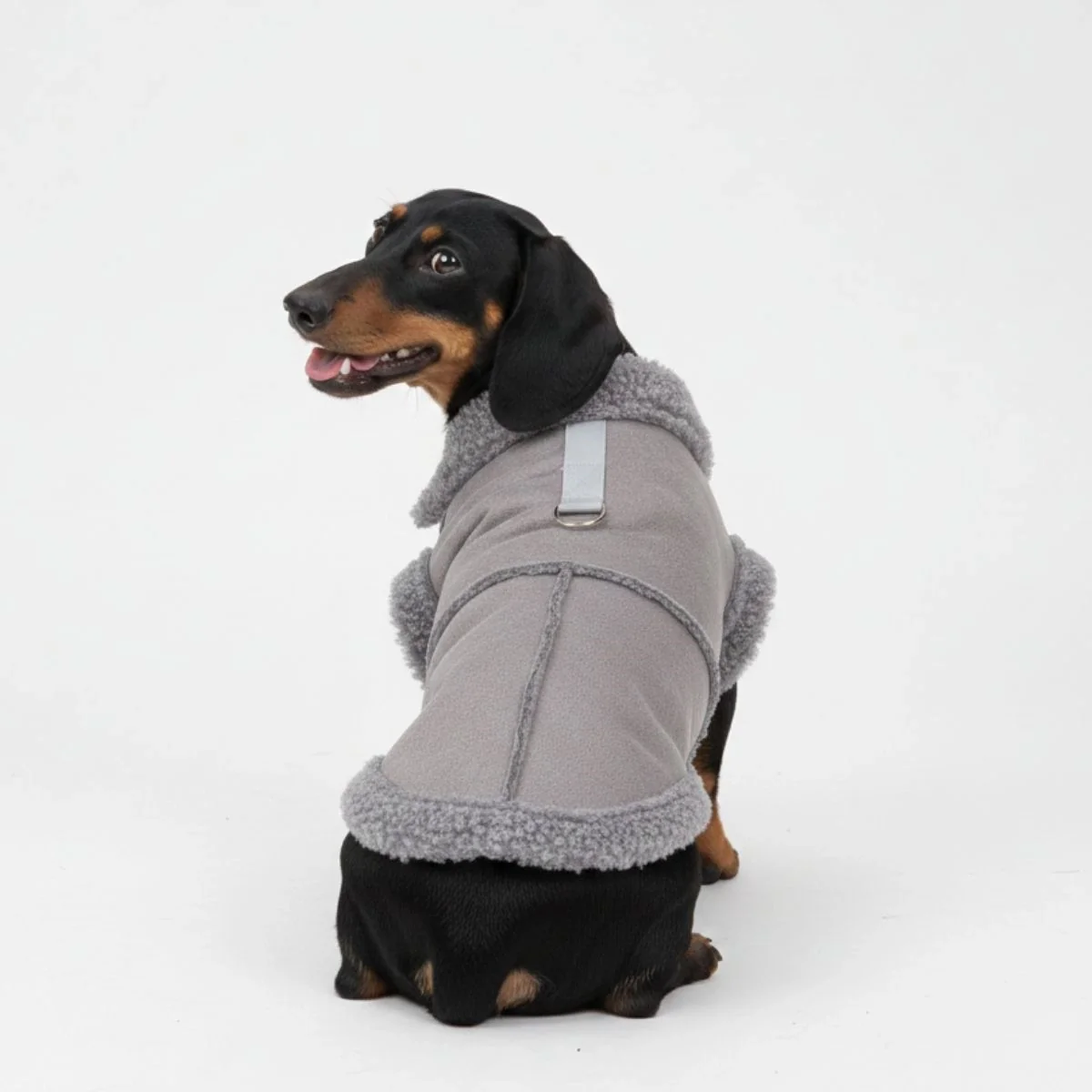 Shearling Dog Jacket – Warm and Stylish Winter Outerwear - Image 8