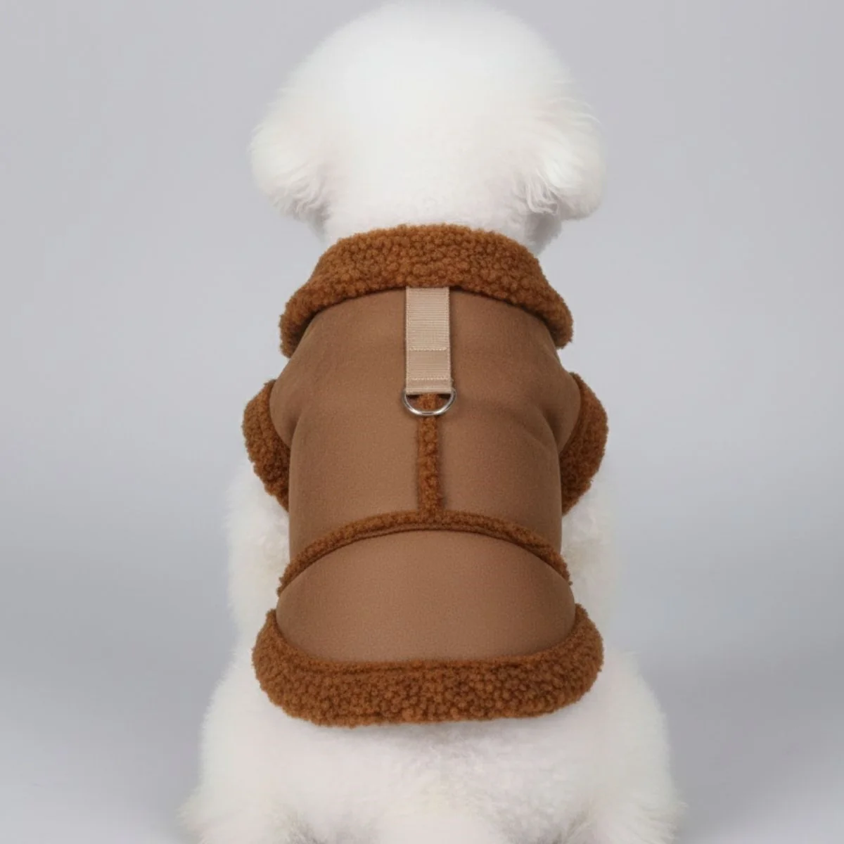 Shearling Dog Jacket – Warm and Stylish Winter Outerwear - Image 9