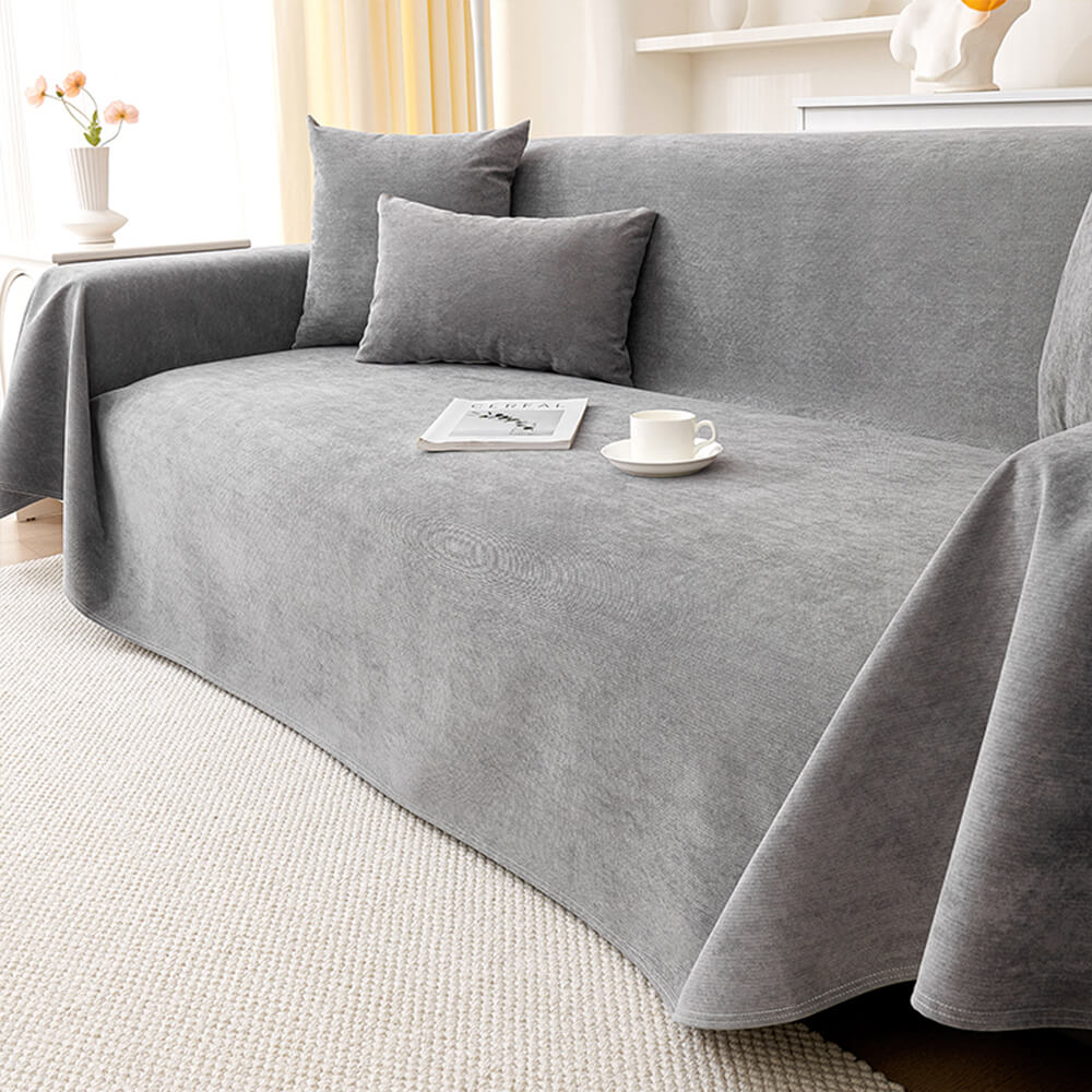 Soft and Waterproof Scratch-Resistant Non-Linting Throw Armchair Sofa Cover - Image 17