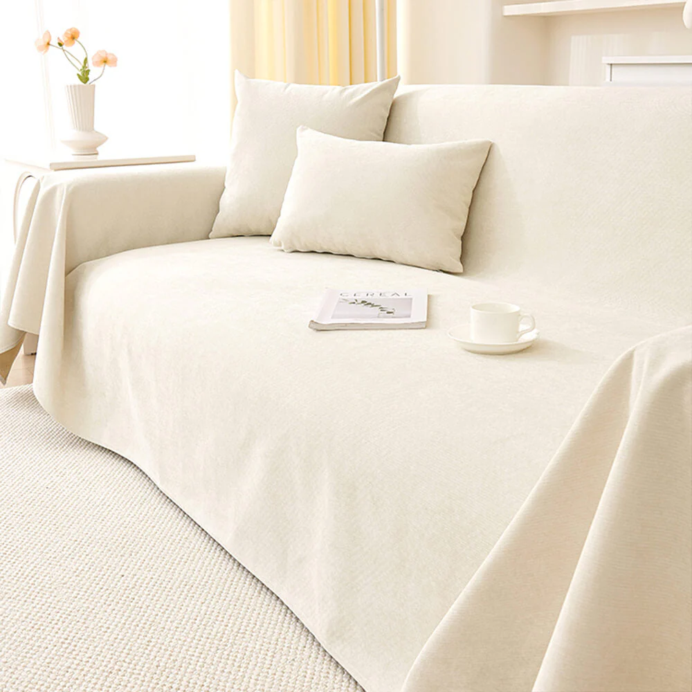 Soft and Waterproof Scratch-Resistant Non-Linting Throw Armchair Sofa Cover - Image 19
