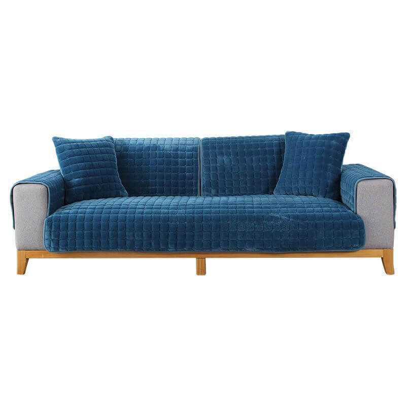 Square Flannel Scratch-Resistant & Anti-Slip Protection Couch Cover - Image 11