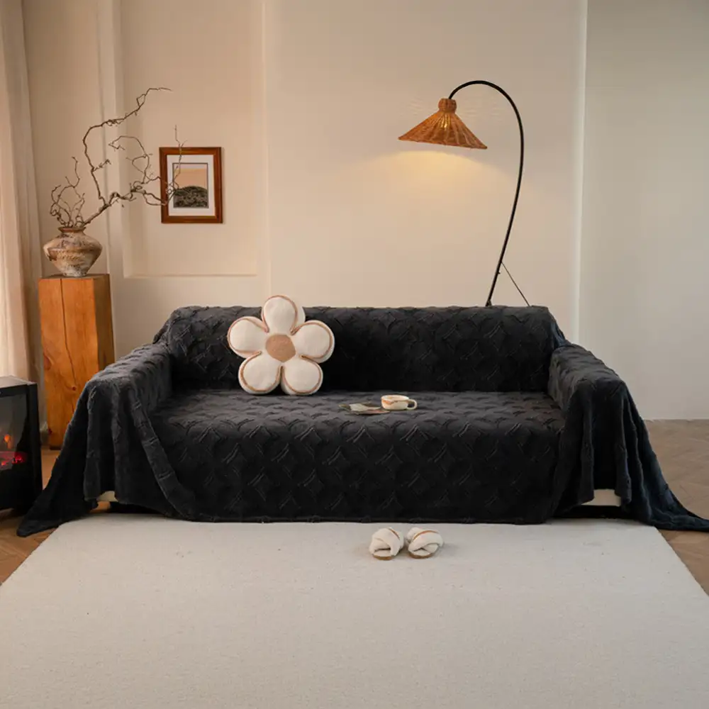 Star Series Plush Multifunctional Sofa Protective Couch Cover - Image 14