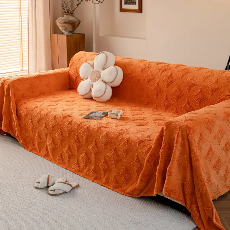 Star Series Plush Multifunctional Sofa Protective Couch Cover - Image 4