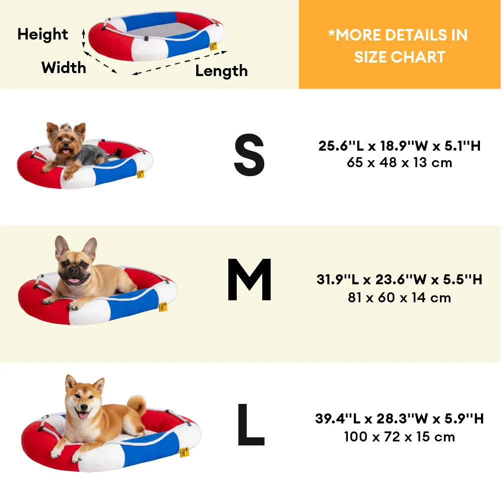 Summer Cooling Waterproof Boat-Shaped Pet Bed or Pillow – Chill Raft - Image 6