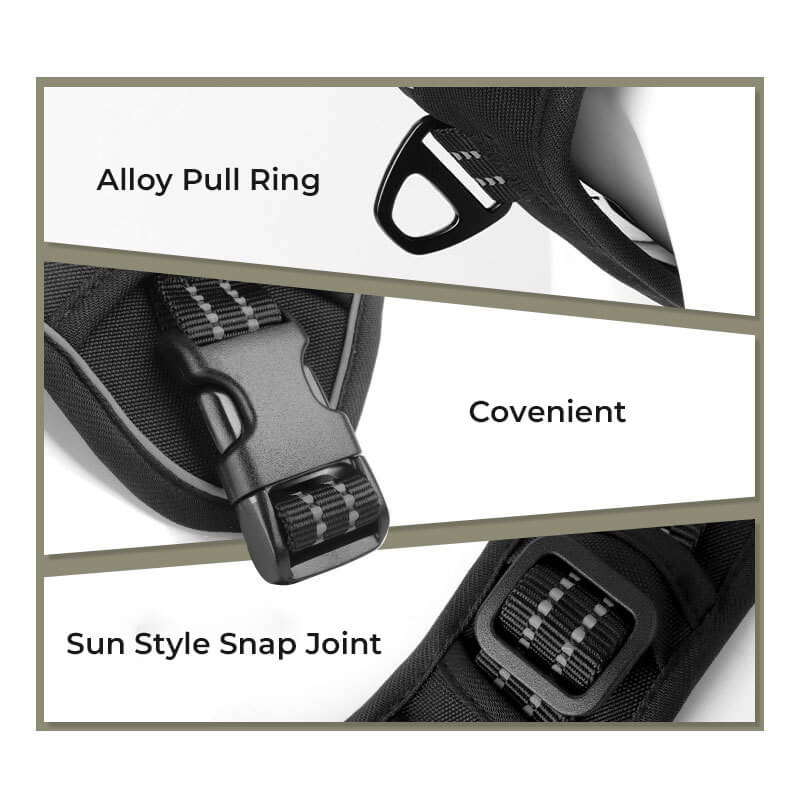 Tactical Heavy No Pull Easy On-Off Dog Harness - Image 4