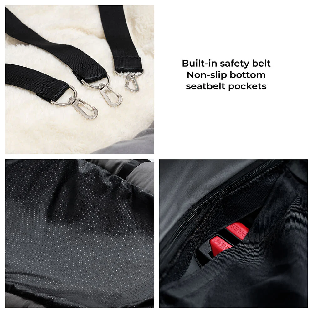Travel Bolster Safety Medium Large Dog Car Back Seat Beds - Image 11
