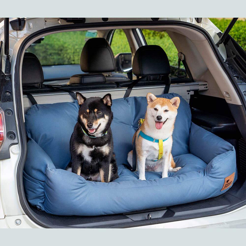 Travel Bolster Safety Medium Large Dog Car Back Seat Beds - Image 7