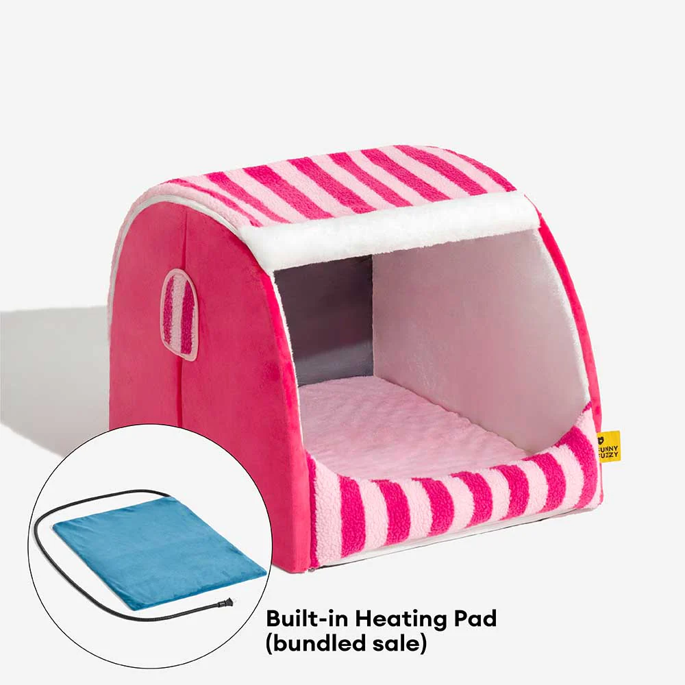 Trendy Striped House Orthopedic Dog Bed - Cozy Hideaway - Image 18