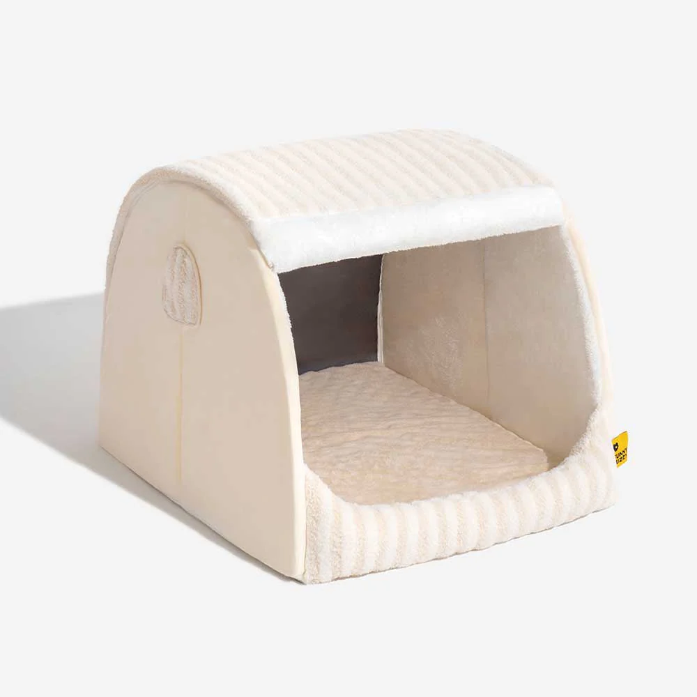 Trendy Striped House Orthopedic Dog Bed - Cozy Hideaway - Image 19