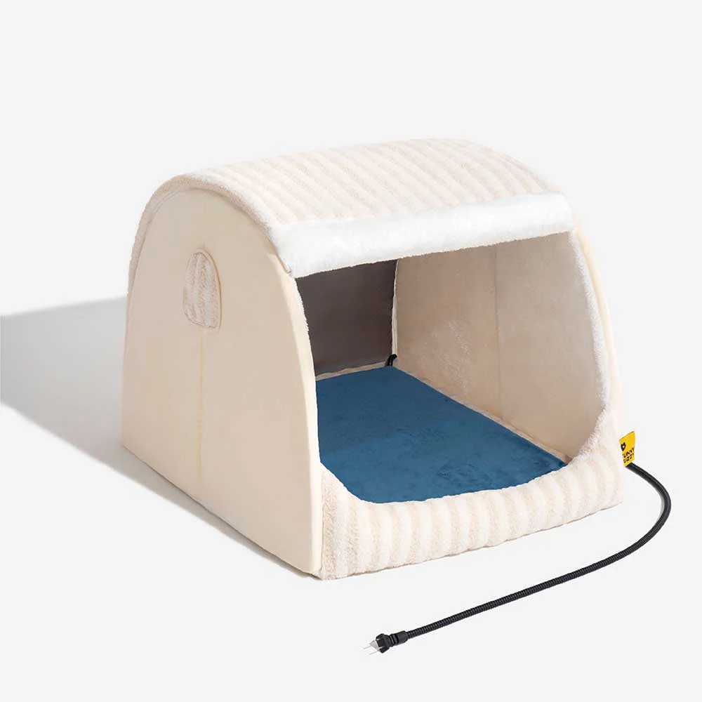 Trendy Striped House Orthopedic Dog Bed - Cozy Hideaway - Image 26