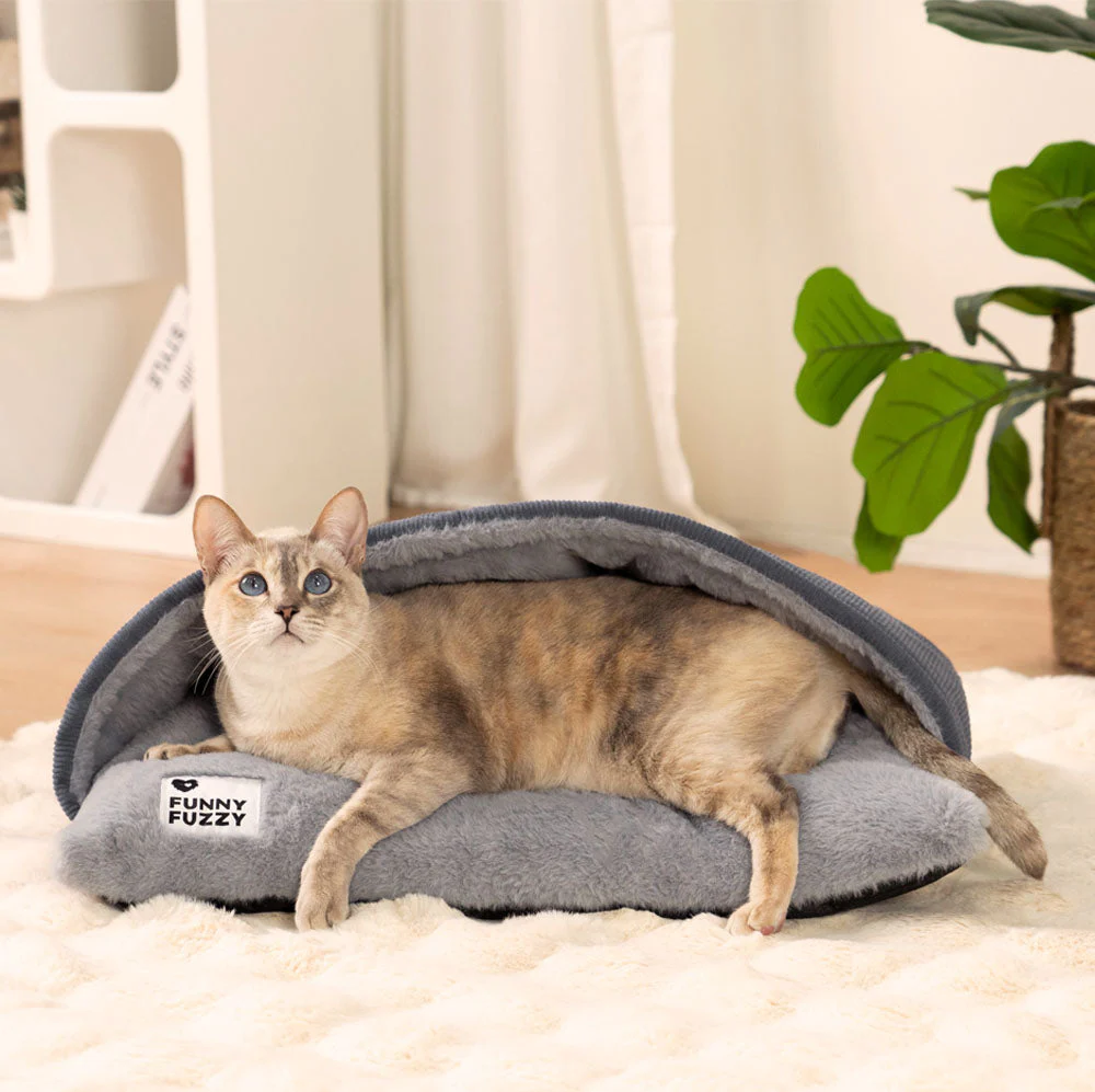 Ultra Soft Fuzzy Kitty Sleeping Bag Cat Bed - Image 6