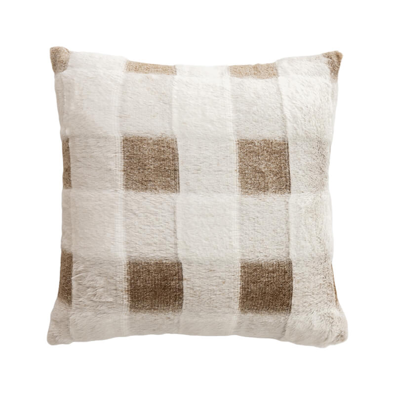 Ultra-Soft Plush Full-Cover Checkerboard Couch Cover - Image 3