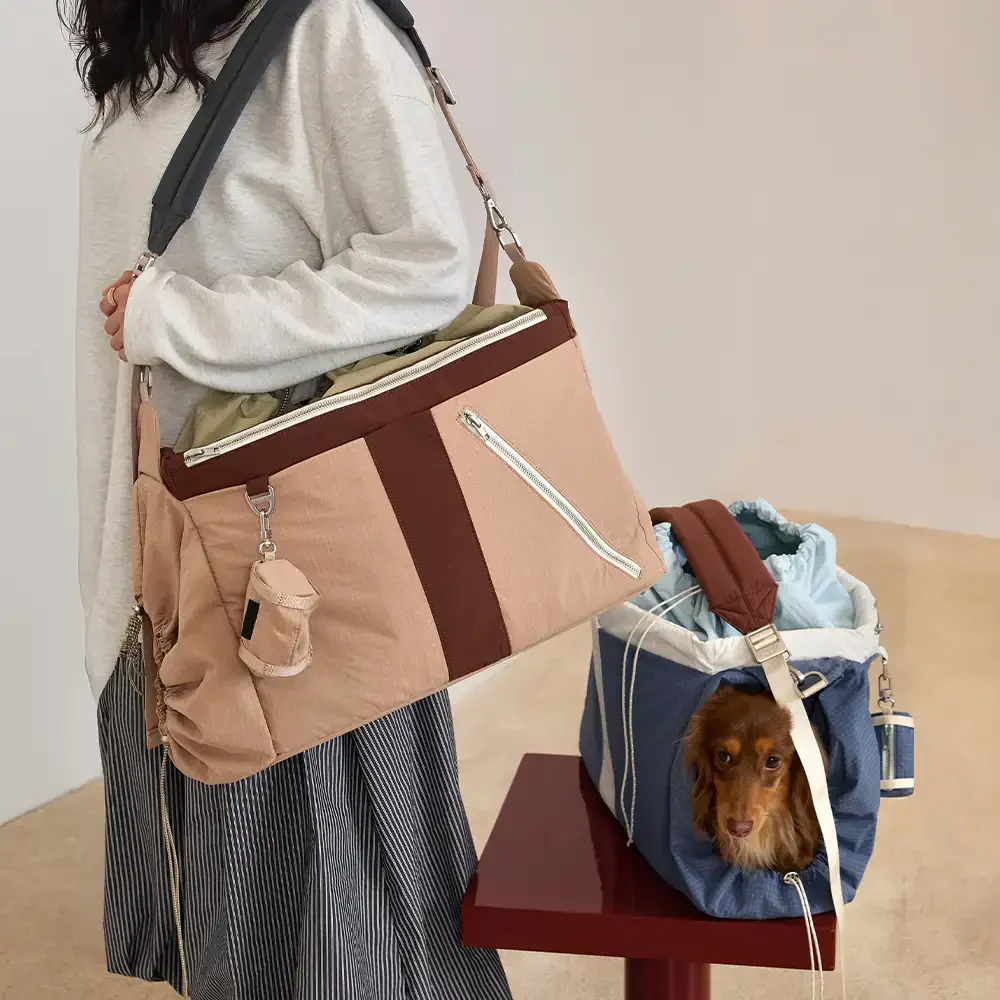 Vintage Breezy Outdoor Waterproof Large-Capacity Travel Pet Carrier Bag - Image 2