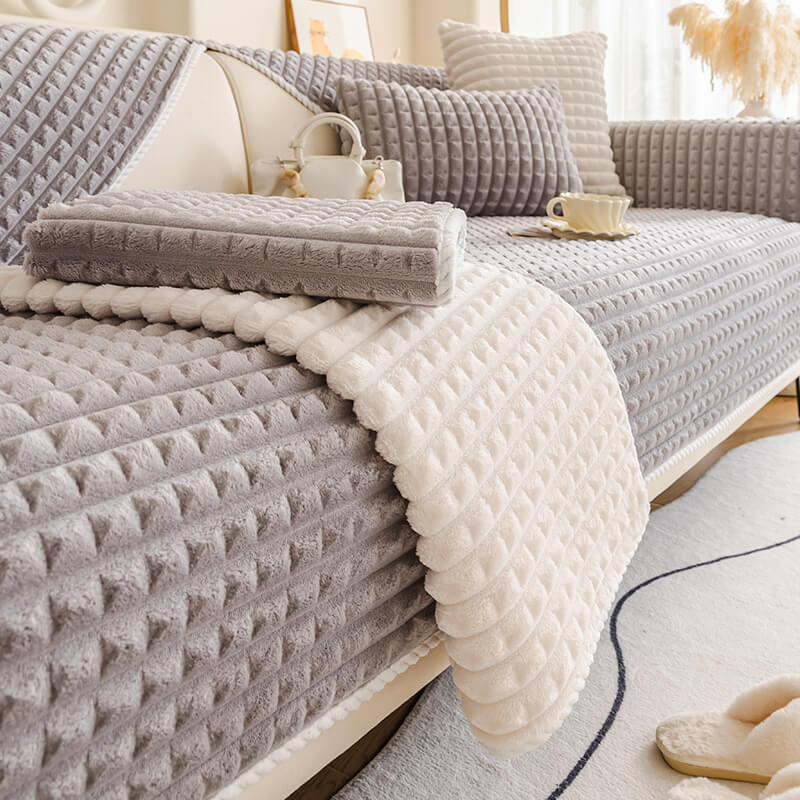 Warm Flannel Pet Friendly Sofa Protector Couch Cover - Image 4