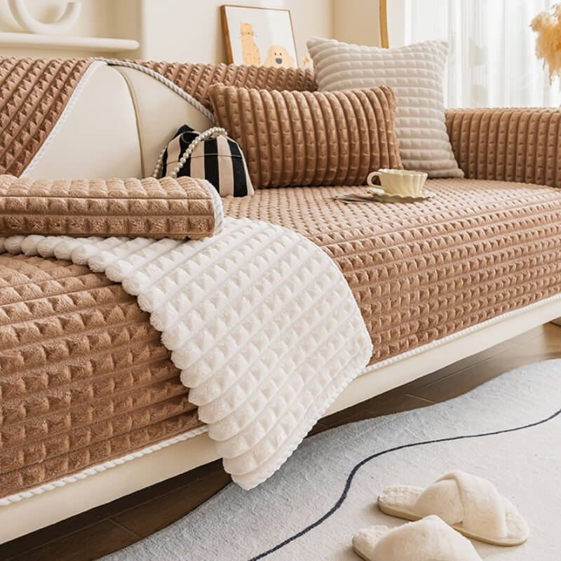 Warm Flannel Pet Friendly Sofa Protector Couch Cover - Image 8