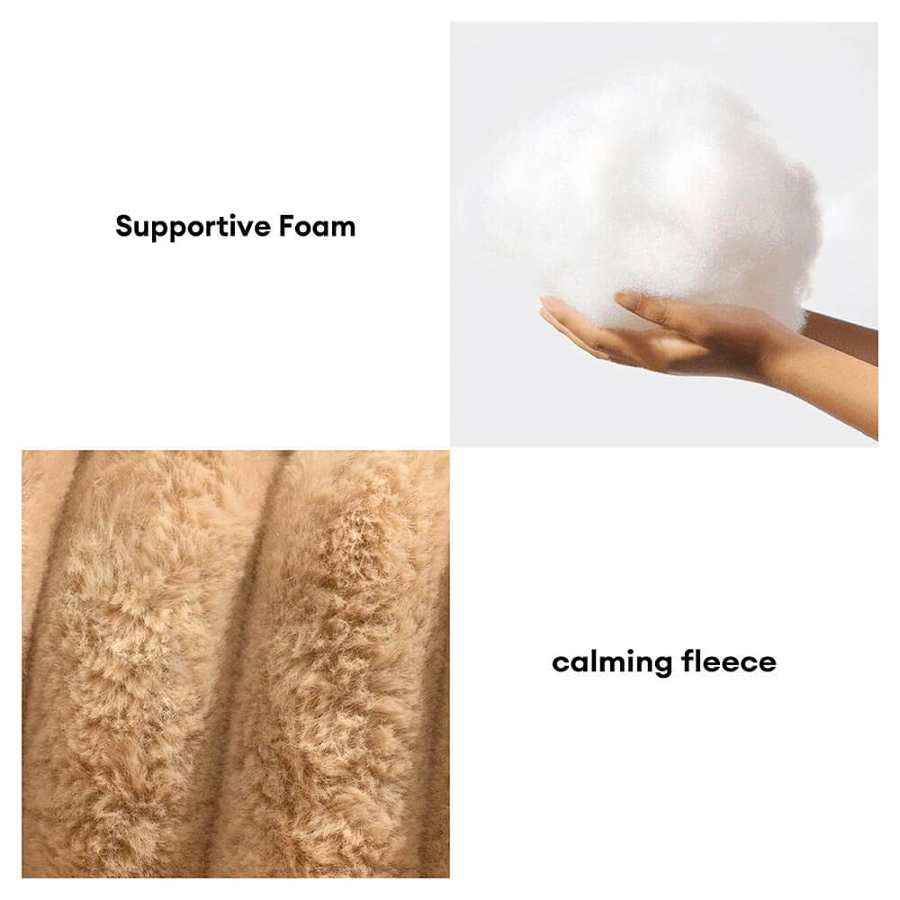 Washable Calming Soft Pillow Bolster Cat Bed-Snoozy Dream - Image 8