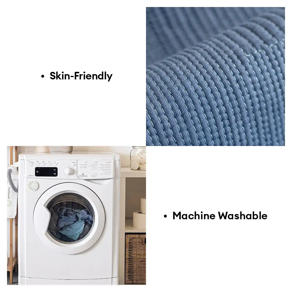 Washed Cotton Skin-Friendly Breathable Sofa Protector Non-slip Couch Cover - Image 9