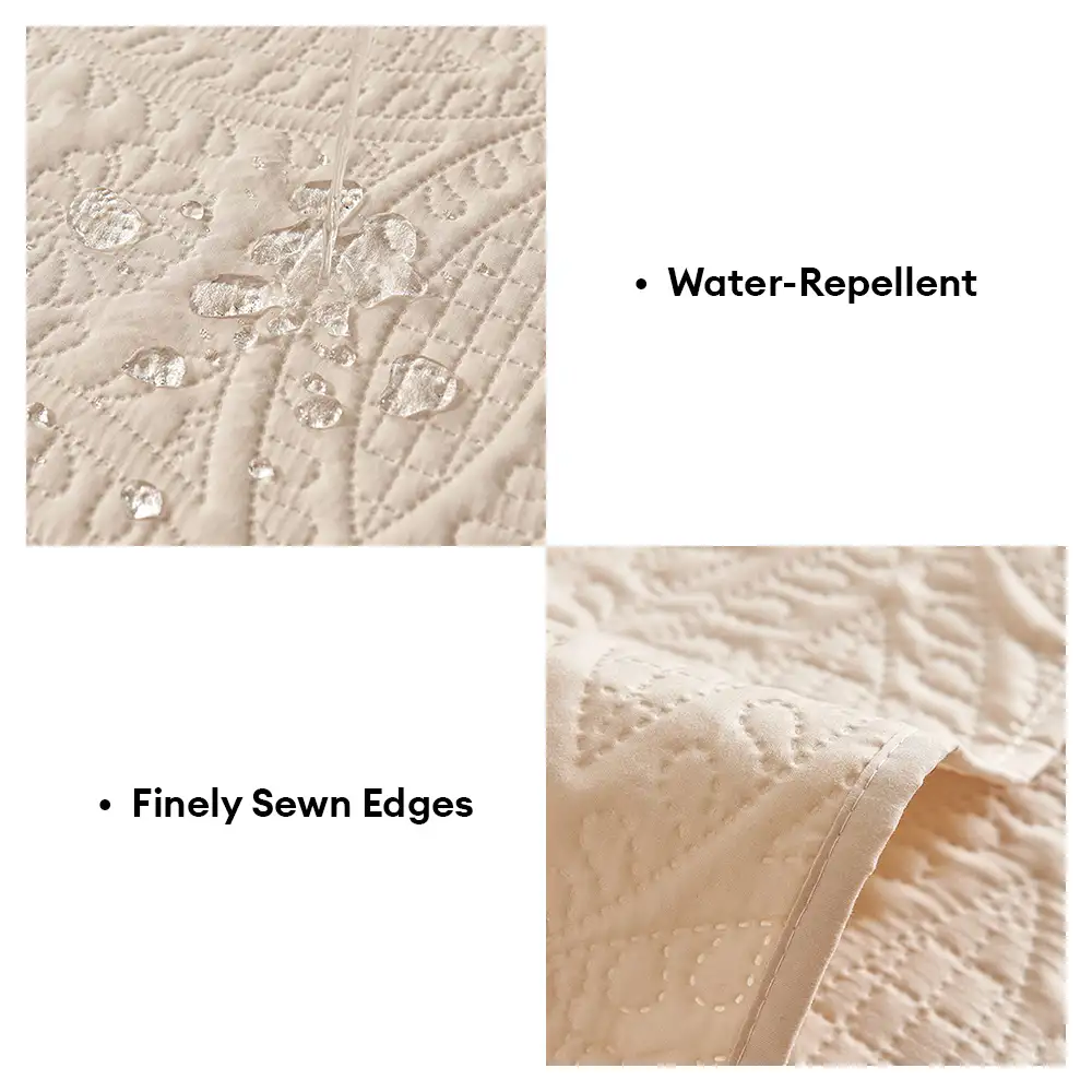 Water-Repellent Brushed Fabric All-Season Breathable Non-Slip Outdoor Couch Cover - Image 7