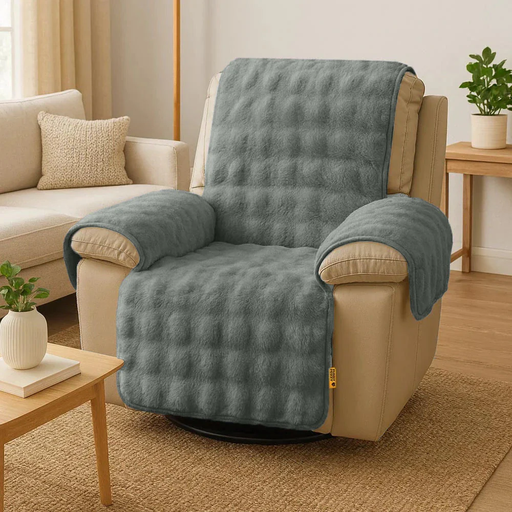 Water-resistant Fluffy Soft Furniture Protector Couch Cover-EverDry - Image 20