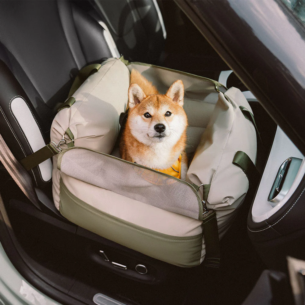 Waterproof Breathable Dog Booster Car Seat- Pup Rover - Image 18