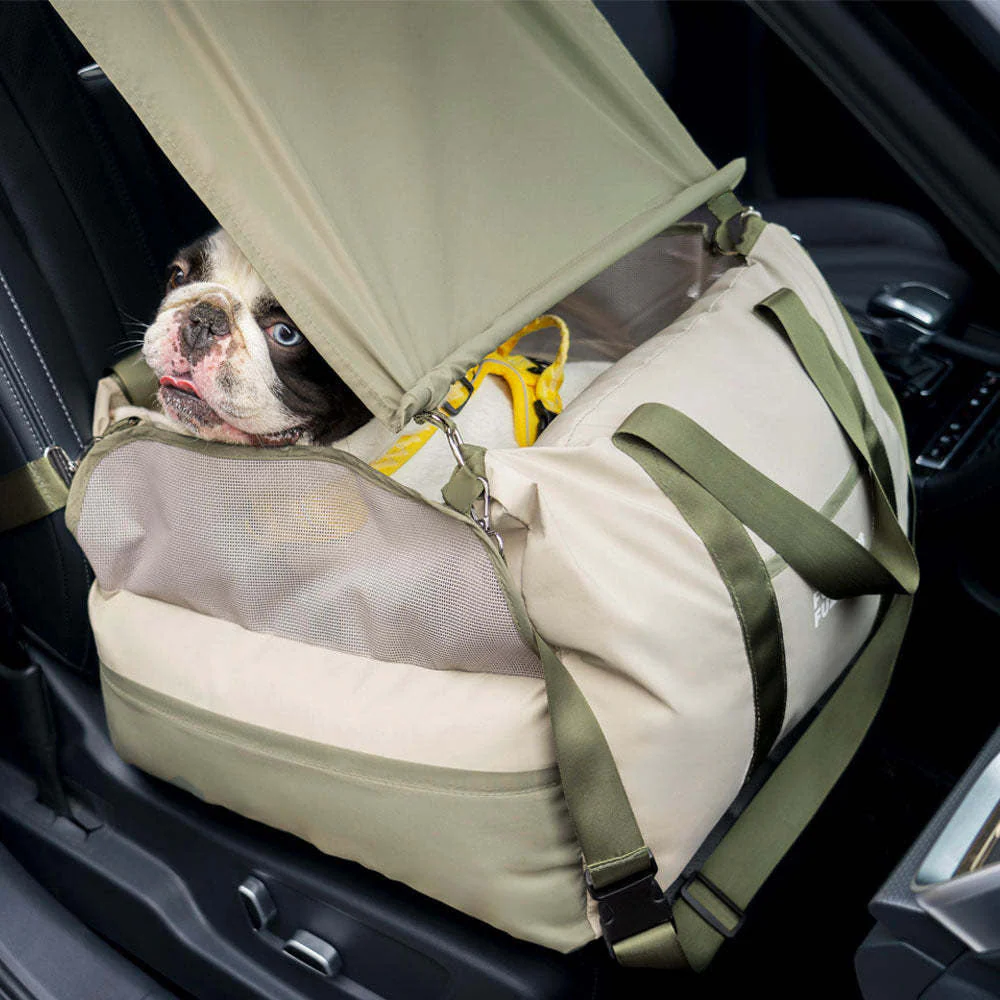 Waterproof Breathable Dog Booster Car Seat- Pup Rover - Image 20