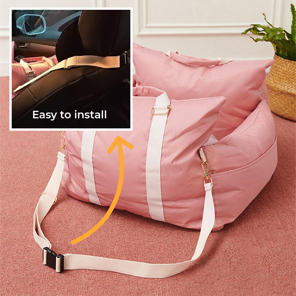 Waterproof Dog Car Seat Bed - First Class - Image 13