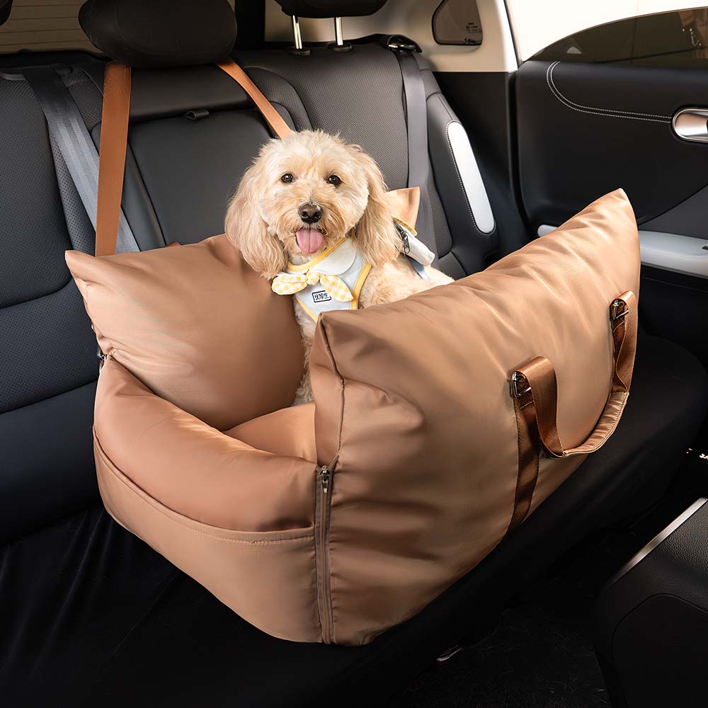 Waterproof Dog Car Seat Bed - First Class - Image 32