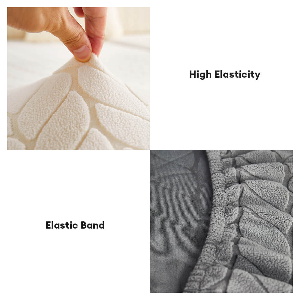 Wheat Leaf Texture All-Season Universal Elastic Full Protection Magic Couch Cover - Image 7