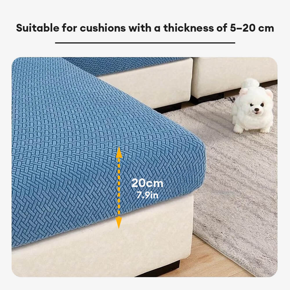 Wheat Leaf Texture All-Season Universal Elastic Full Protection Magic Couch Cover - Image 9